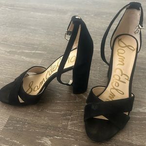 Sam Edelman platform black heels